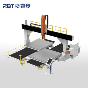 Enrutador CNC de 5 ejes de mesa doble 