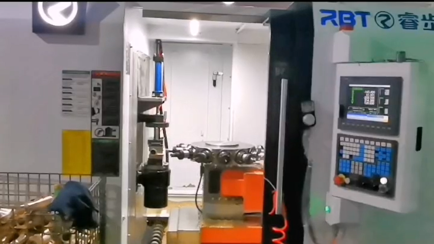 Máquina perforadora y roscadora CNC con centro de mecanizado horizontal de 12 husillos