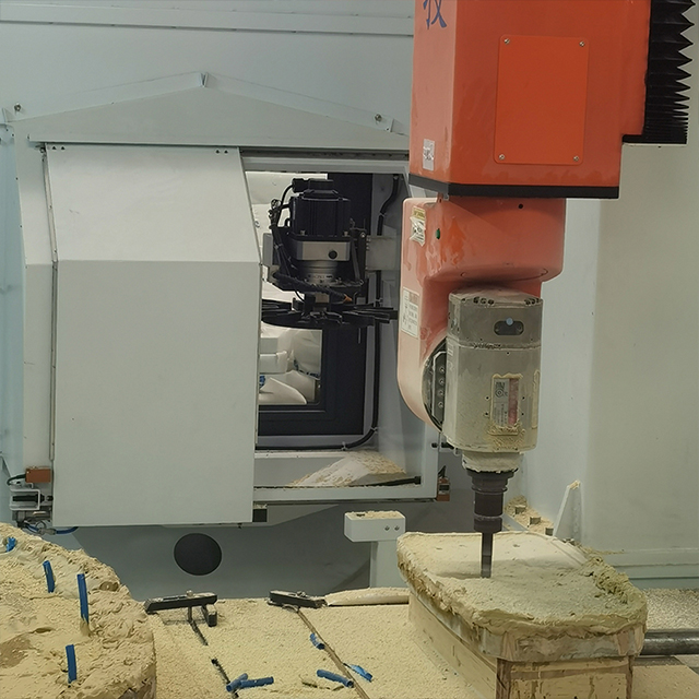 Máquina de corte CNC de 5 ejes RBT para compuestos de plástico Honeycomb de aluminio