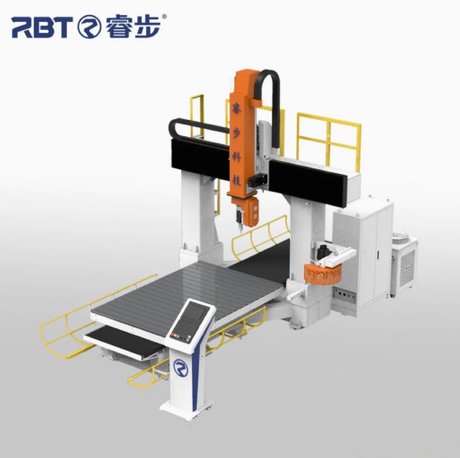 RBT Máquina de perforación de fábrica 5 Axis CNC Cutting Router para compuestos Materiales Piezas
