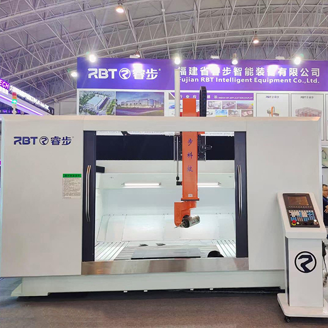 Máquina de corte CNC de 5 ejes RBT para compuestos de plástico Honeycomb de aluminio