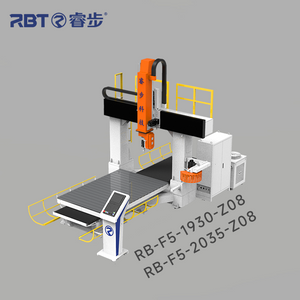 Máquina de talla CNC del enrutador CNC de 5 ejes para procesar piezas de plástico 