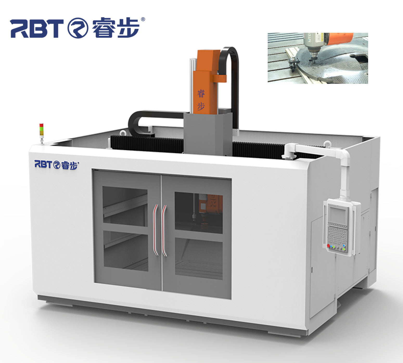 Centro de mecanizado CNC de 5 ejes para piezas compuestas 