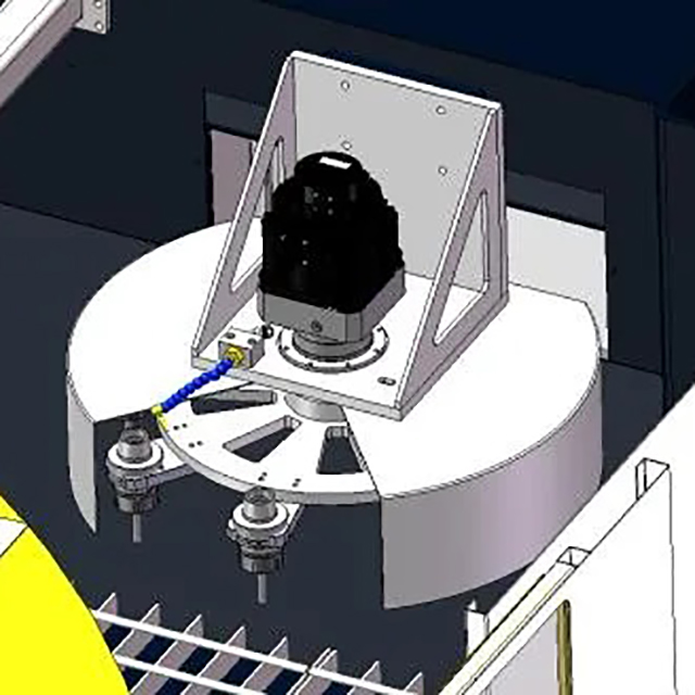  Máquina CNC de Tabla gemela de 5 ejes RBT para industrias automotrices y aeroespaciales
