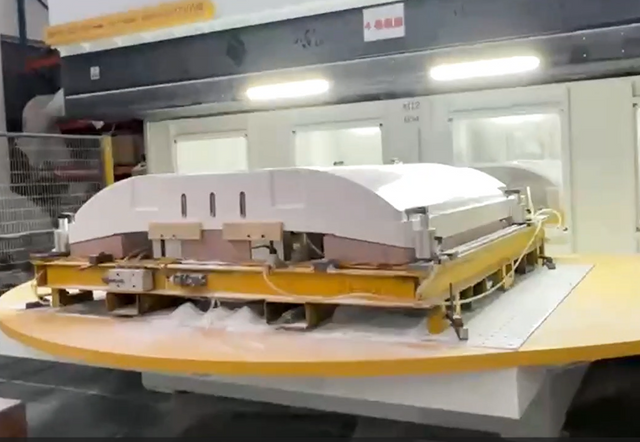 Enrutador de fresado CNC de 6 eje de maquinaria RBT con una doble mesa de trabajo 