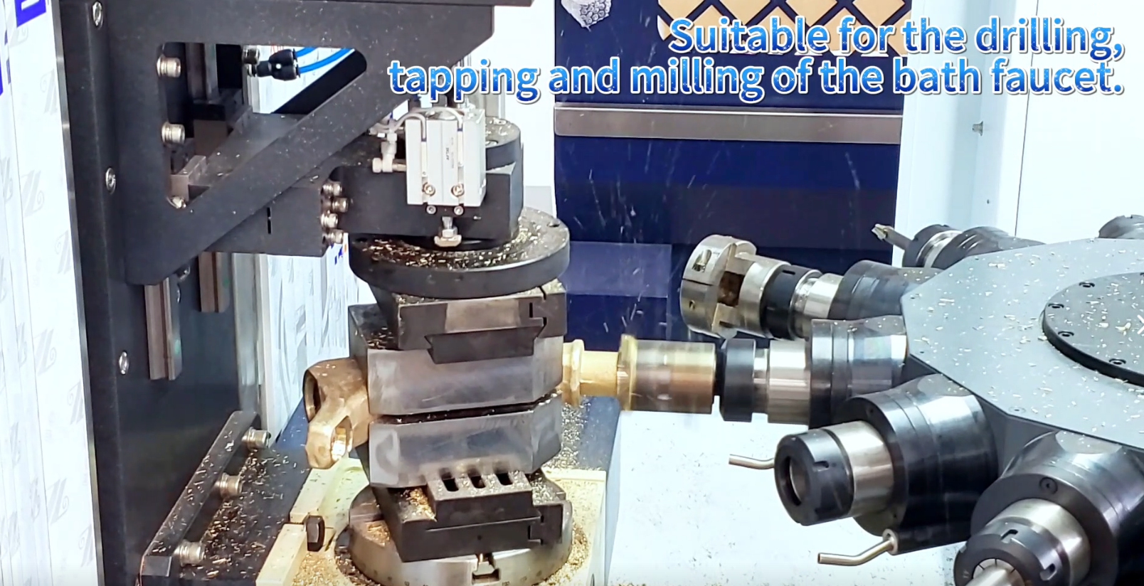 Máquina CNC horizontal de husillo RBT 12 para producción de grifos con aprobación CE